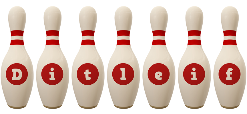 Ditleif bowling-pin logo
