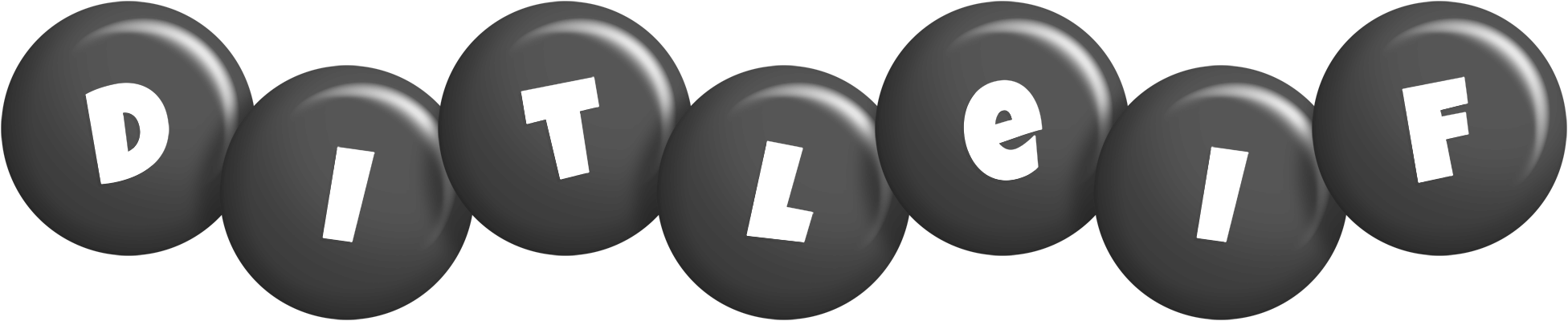 Ditleif candy-black logo