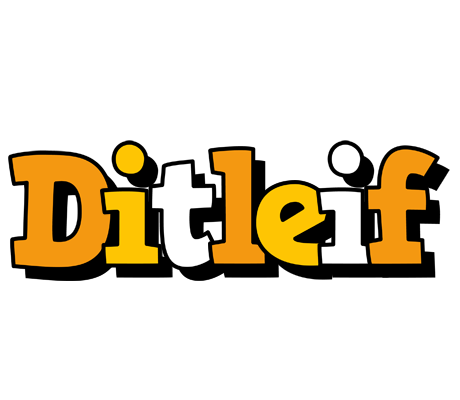 Ditleif cartoon logo