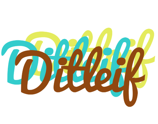 Ditleif cupcake logo