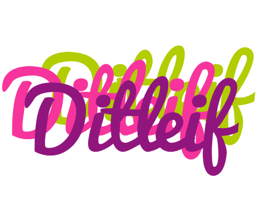 Ditleif flowers logo