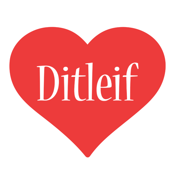 Ditleif love logo