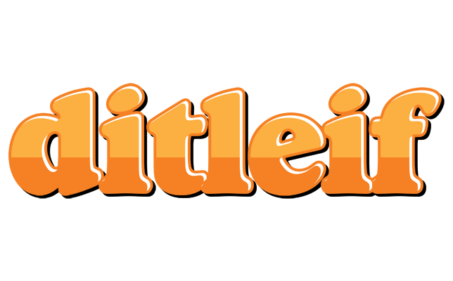 Ditleif orange logo