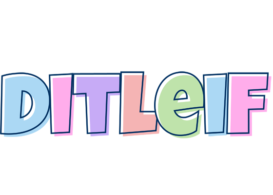 Ditleif pastel logo