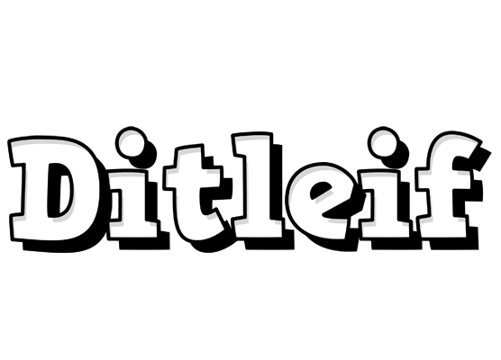 Ditleif snowing logo