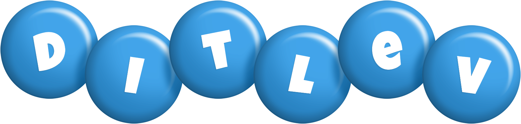 Ditlev candy-blue logo