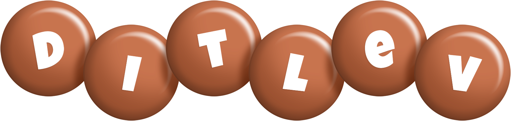 Ditlev candy-brown logo