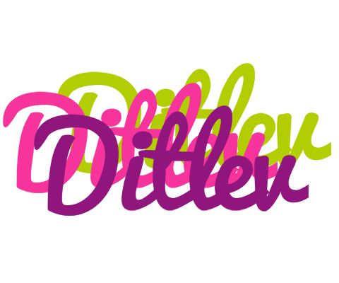 Ditlev flowers logo