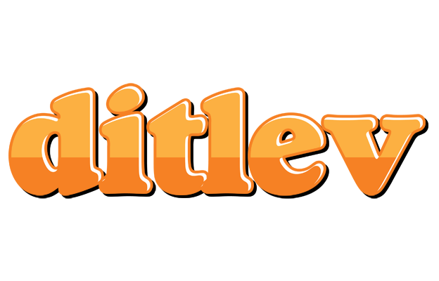 Ditlev orange logo