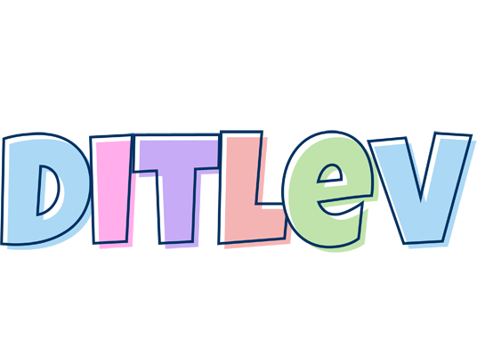 Ditlev pastel logo