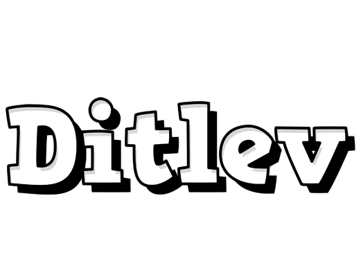 Ditlev snowing logo
