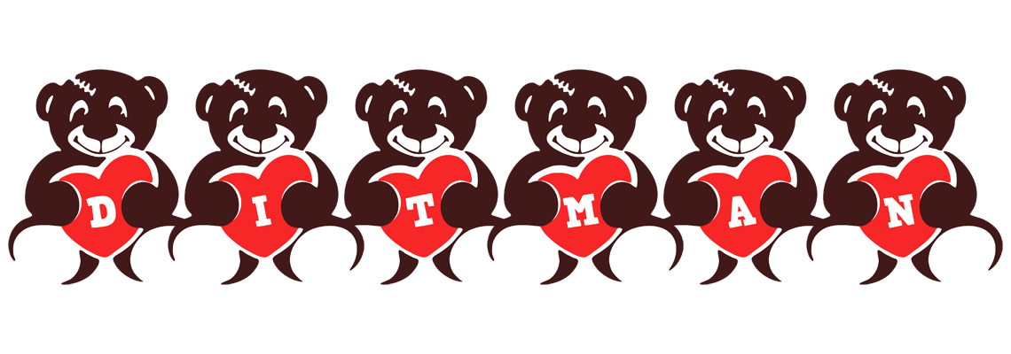 Ditman bear logo