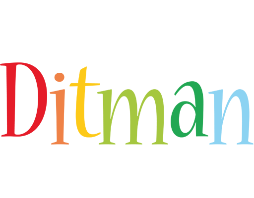 Ditman birthday logo