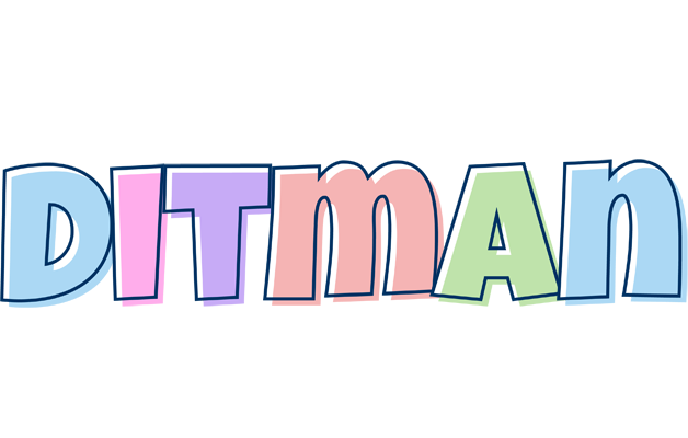 Ditman pastel logo