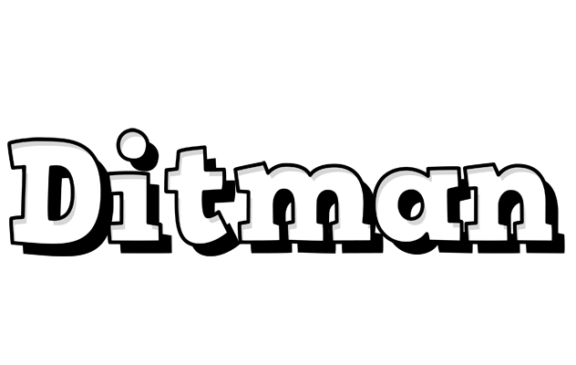 Ditman snowing logo