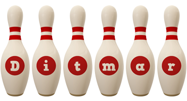 Ditmar bowling-pin logo