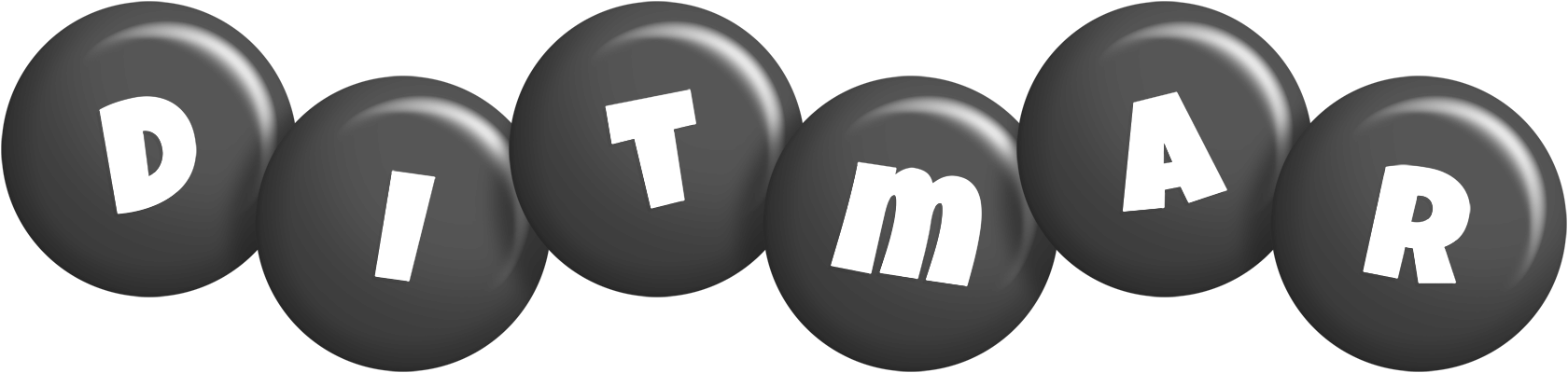 Ditmar candy-black logo