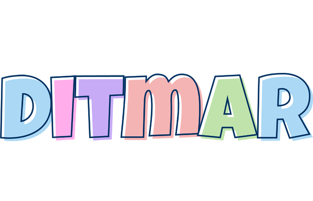 Ditmar pastel logo