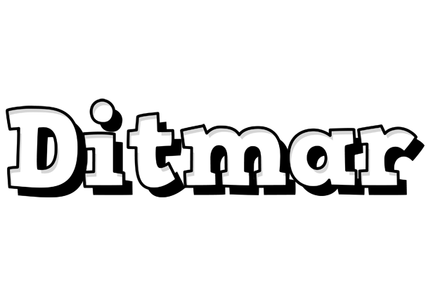 Ditmar snowing logo