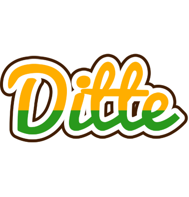 Ditte banana logo