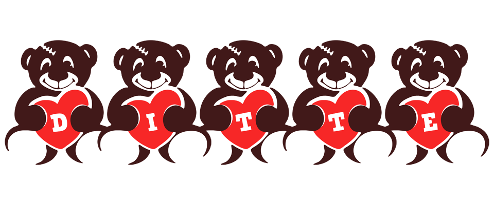 Ditte bear logo
