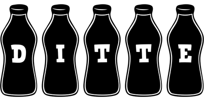 Ditte bottle logo