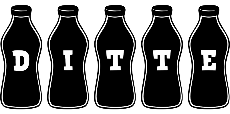Ditte bottle logo