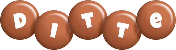 Ditte candy-brown logo