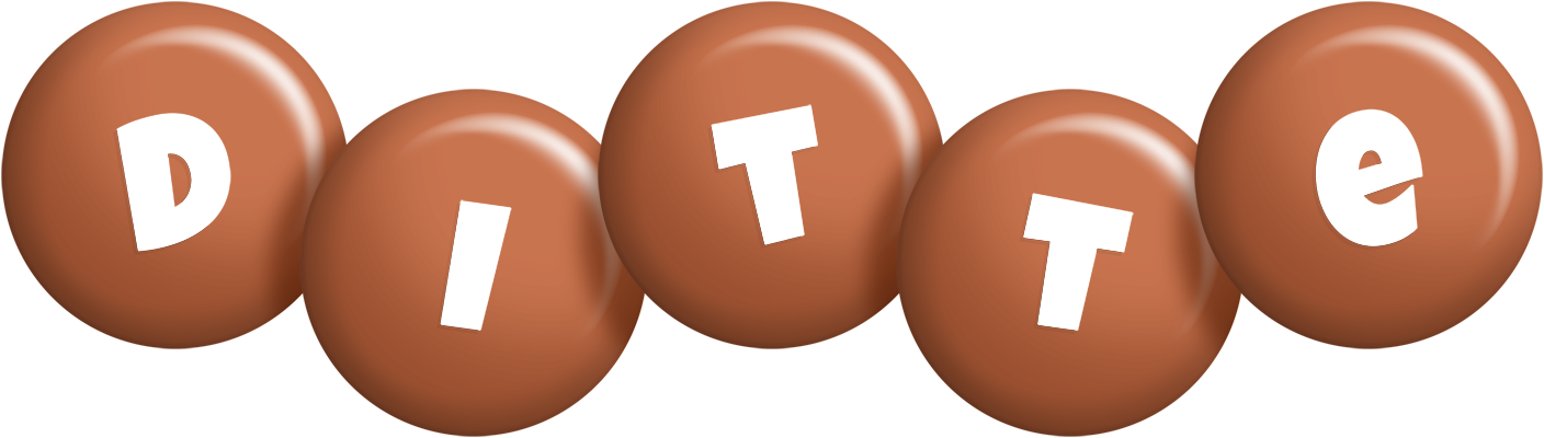 Ditte candy-brown logo