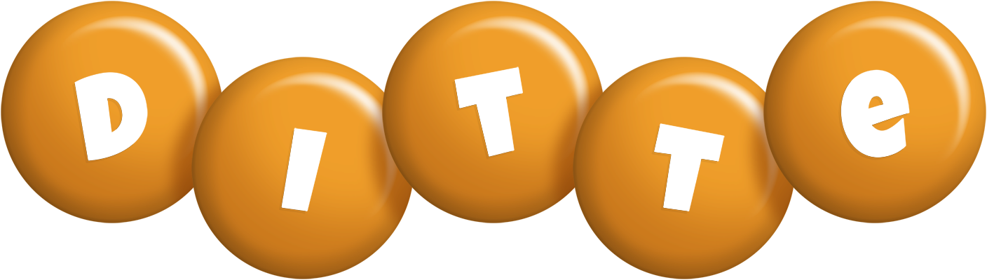 Ditte candy-orange logo