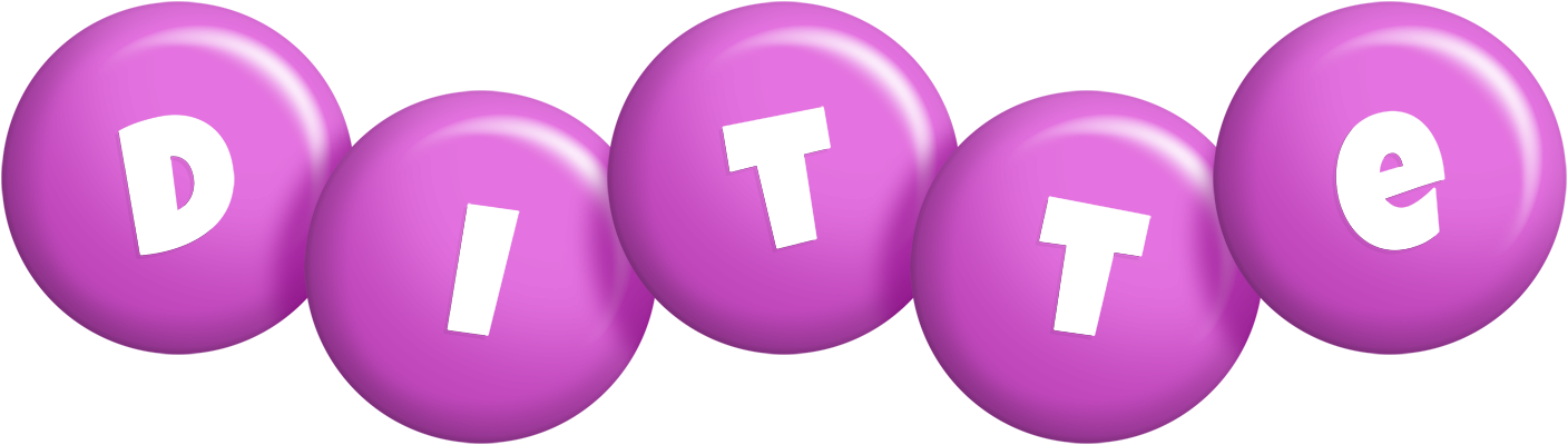 Ditte candy-purple logo