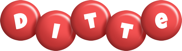 Ditte candy-red logo