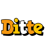 Ditte cartoon logo