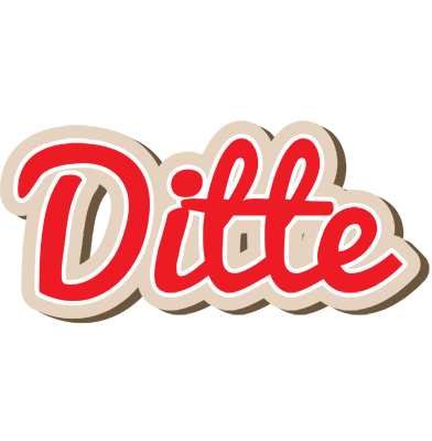 Ditte chocolate logo