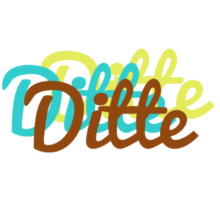 Ditte cupcake logo