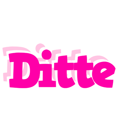 Ditte dancing logo