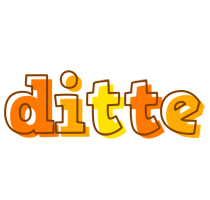 Ditte desert logo