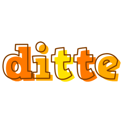 Ditte desert logo