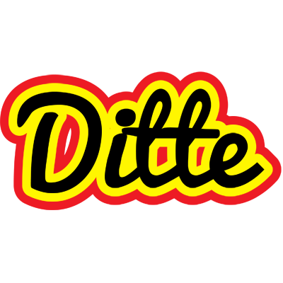 Ditte flaming logo