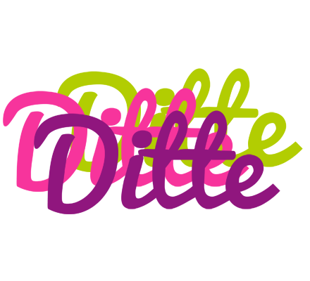Ditte flowers logo