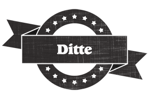 Ditte grunge logo