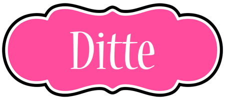 Ditte invitation logo