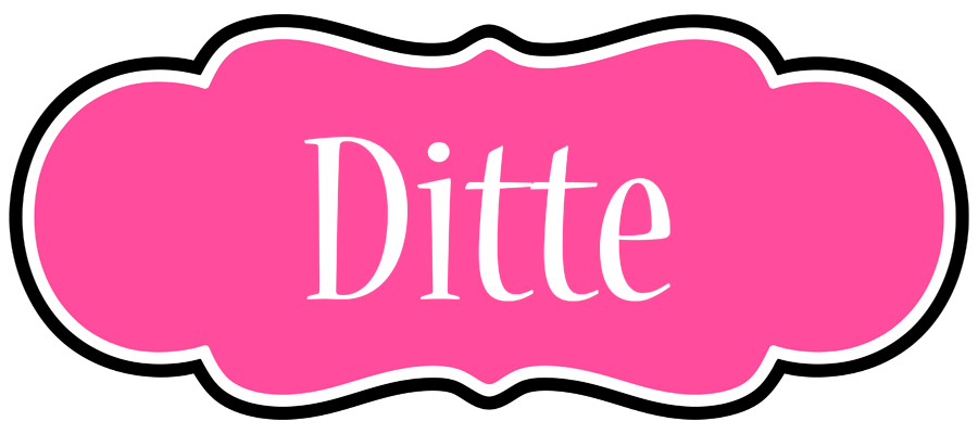 Ditte invitation logo
