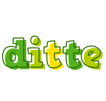 Ditte juice logo