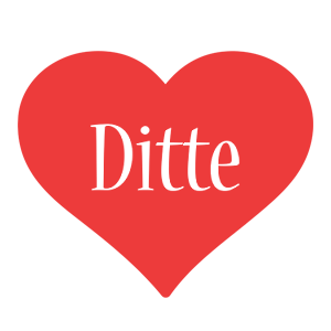 Ditte love logo
