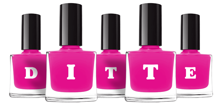 Ditte nails logo