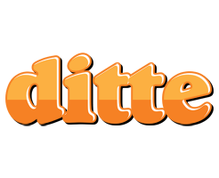 Ditte orange logo