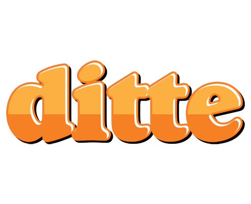 Ditte orange logo