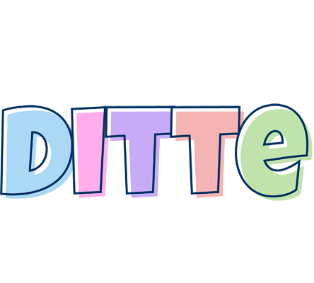 Ditte pastel logo
