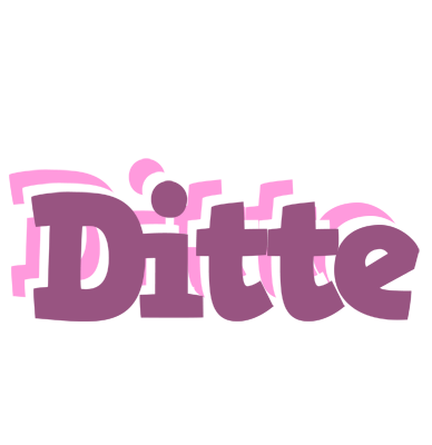 Ditte relaxing logo